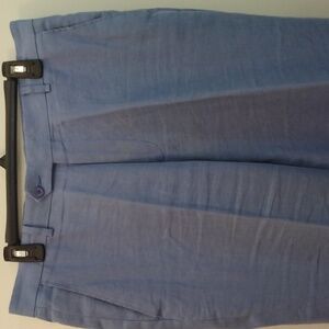 Paul Fredrick Sky Blue Linen Summer/Resort Pants 34 - 31.25